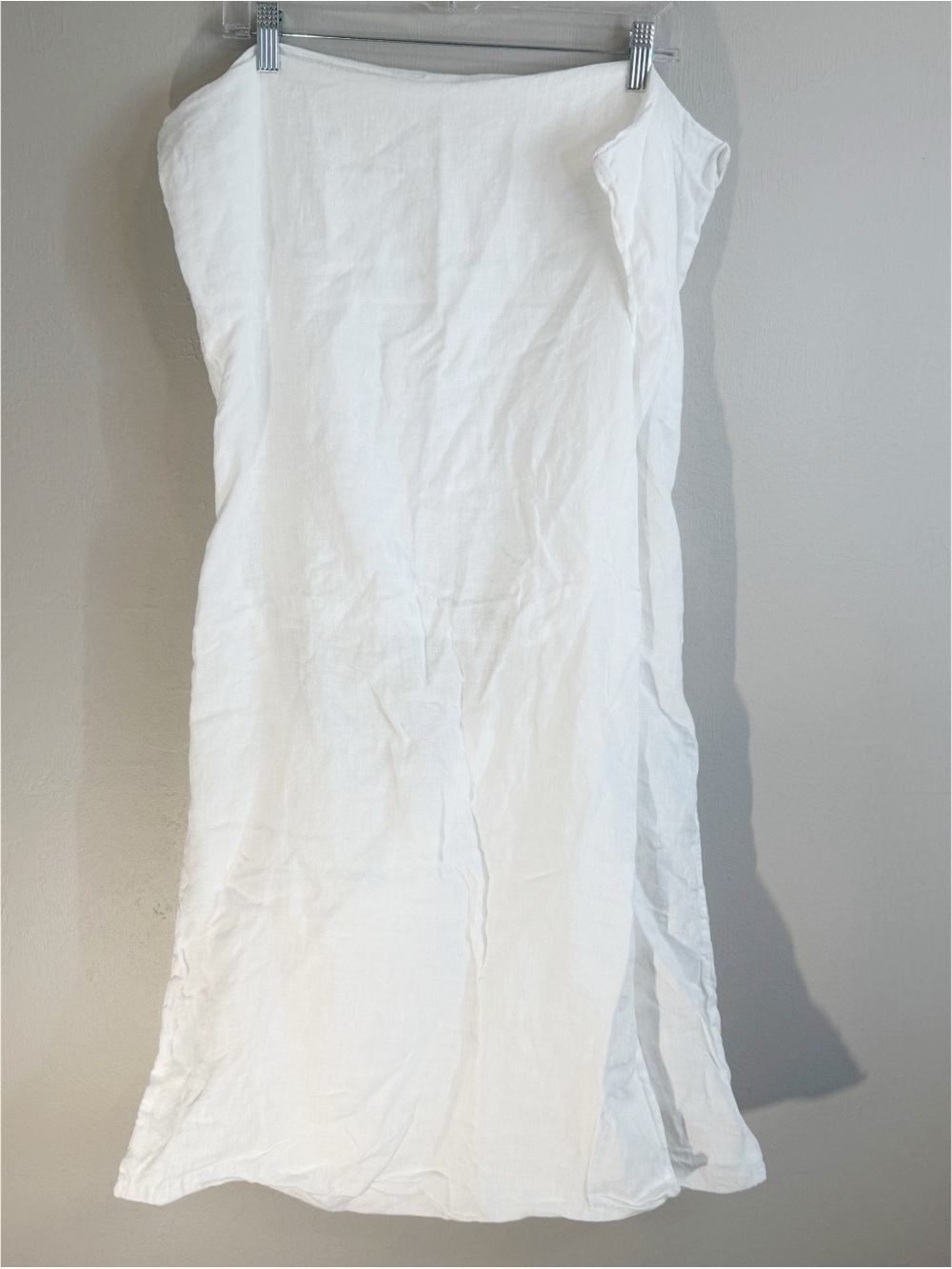 PARACHUTE Set Of 2 White 100% Linen Pillow Shams Covers Made In Portugal King.